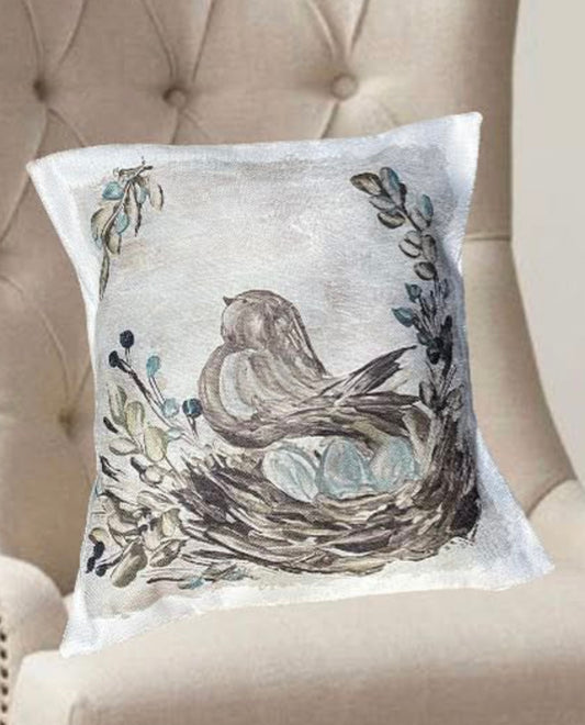 Brown Bird Pillow