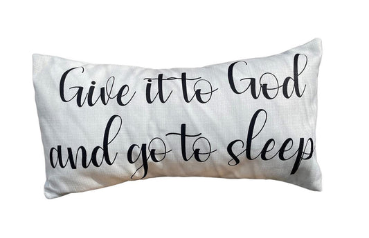 Give It To God Lumbar Pillow