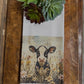 Floral Cow Tea Towel