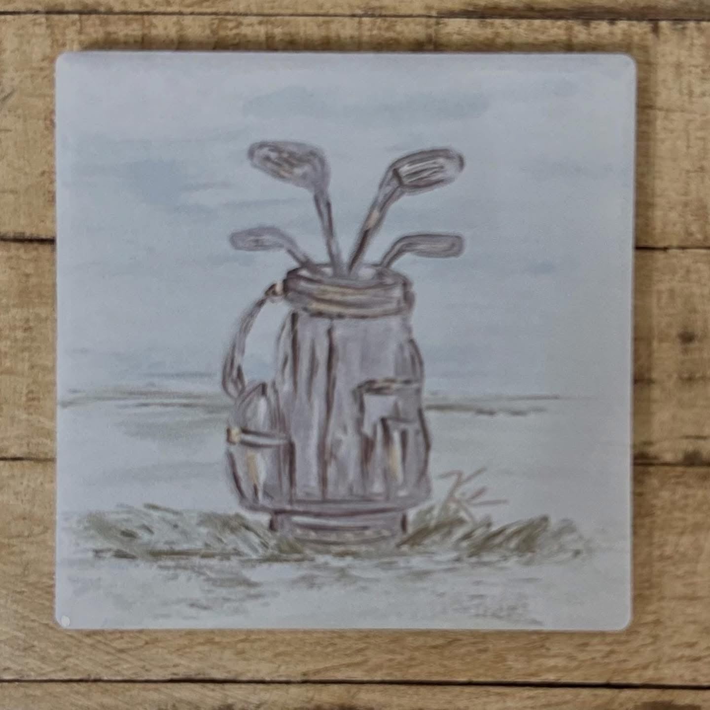 Golf Clubs Coaster