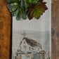 Blue & Gold Church Tea Towel