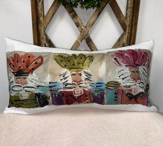 New Nutcracker Trio Lumbar Pillow