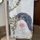 Blue Hat Santa Tea Towel