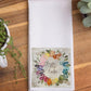 Happy Easter Wreath Tea Towel