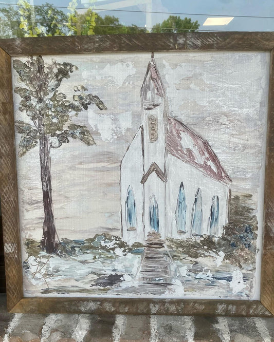 Franklin Church Framed Art