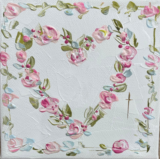GA Heart of Roses Coaster