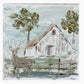GA Deer Ole Barn Framed Art