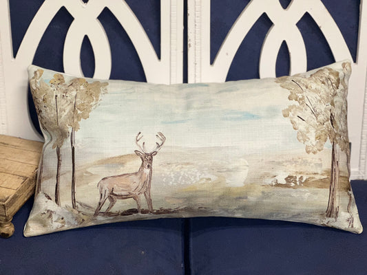 Deer Lumbar Pillow