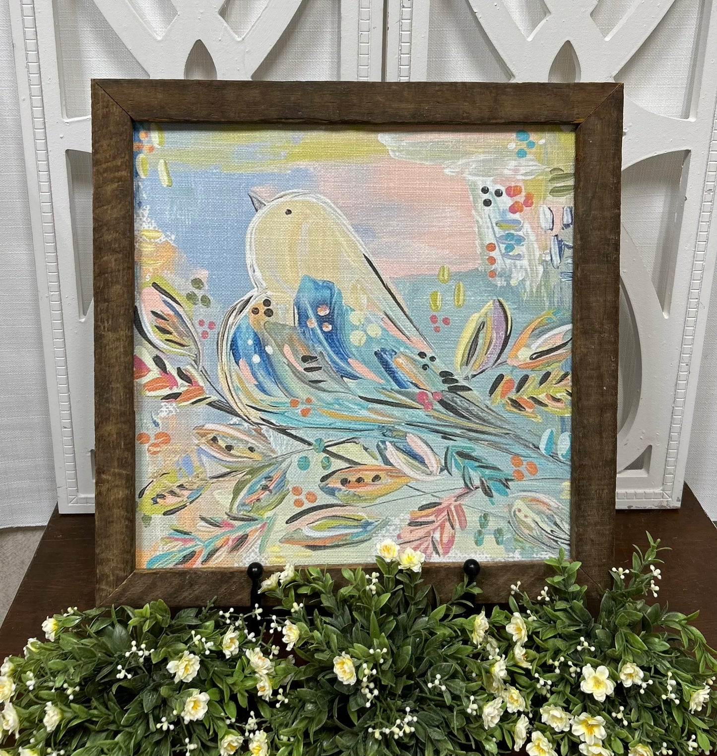Summertime Birdie Framed Art
