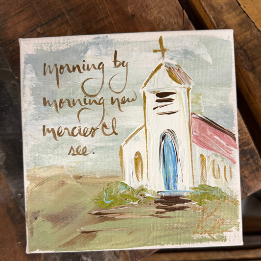 Morning By Morning 6x6 Block