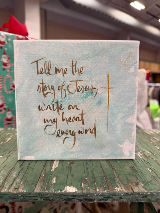 Tell Me The Story 6x6 Block