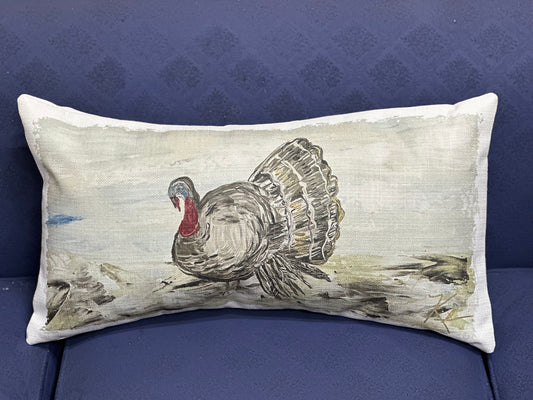 Turkey Lumbar Pillow