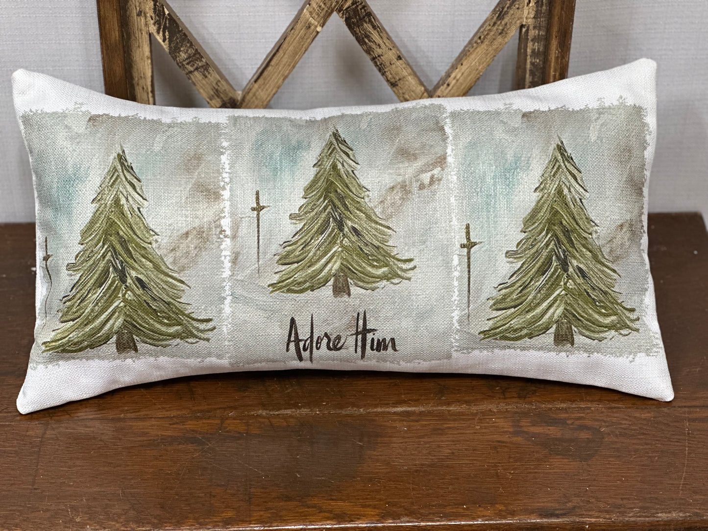 Adore Him Lumbar Pillow