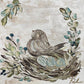 GA Brown Spring Bird Tea Towel