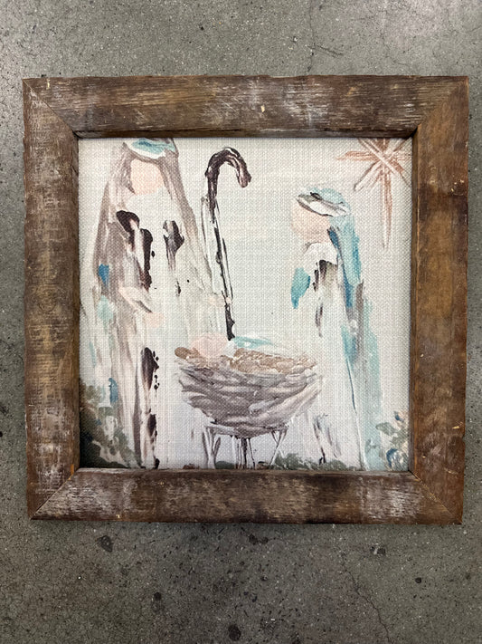 Joseph And Mary 01 Framed Art