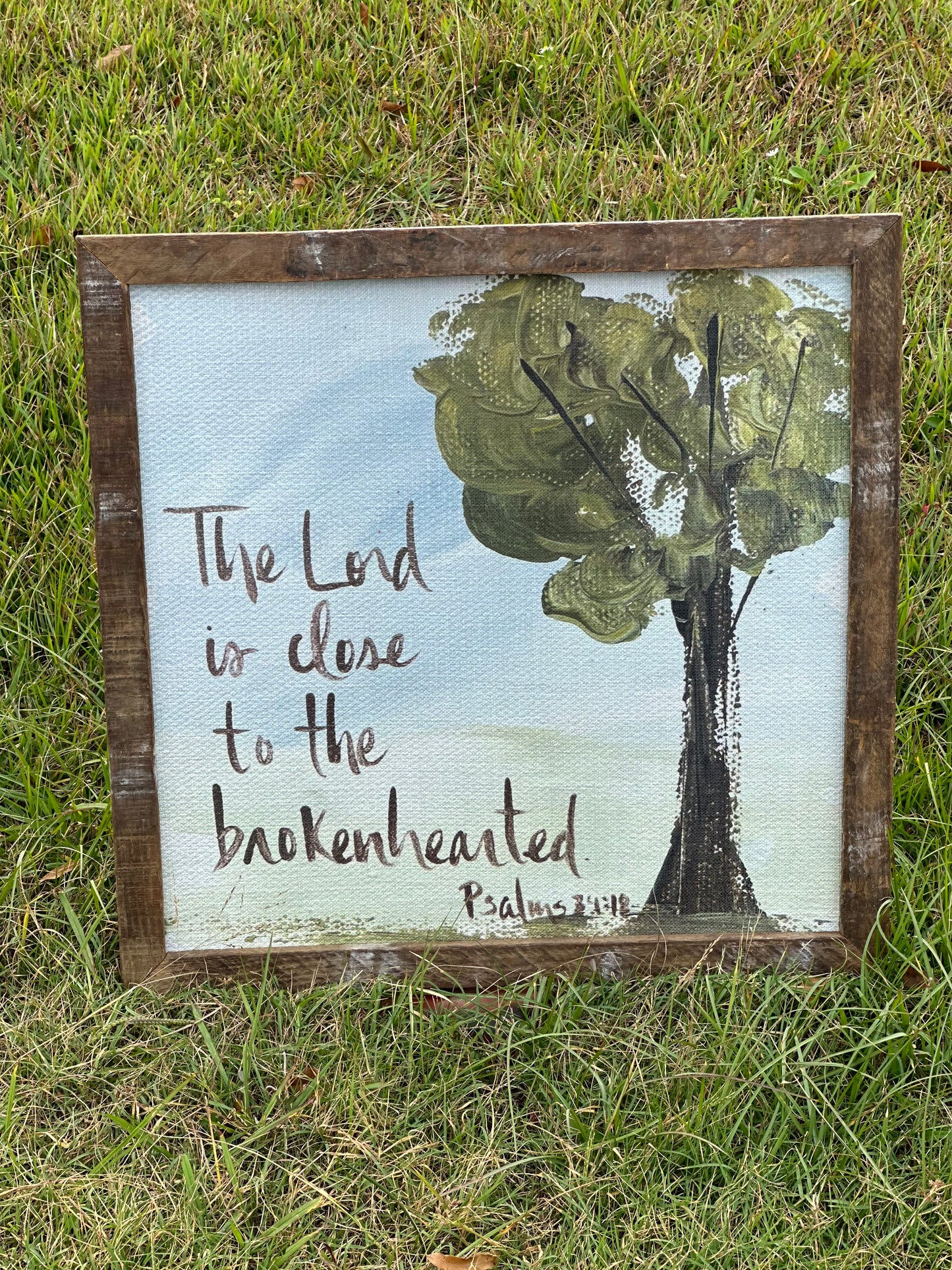 The Lord Is Close Framed Art