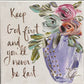 GA Keep God Pillow