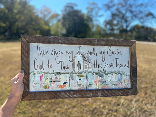 Then Sings My Soul Framed Art