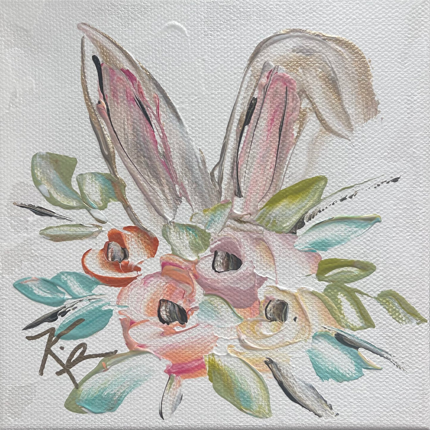 GA Bunny Ears Framed Art