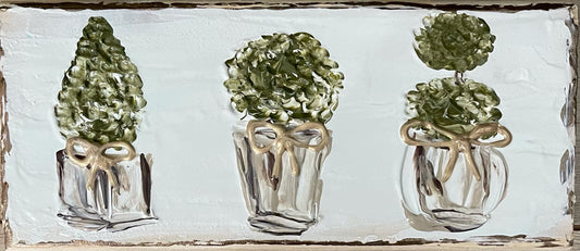 GA Topiaries Framed Art