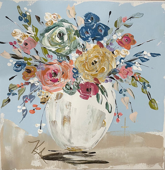 GA Yaya's Vase Pillow