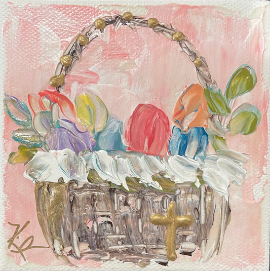 GA Pink Easter Coaster