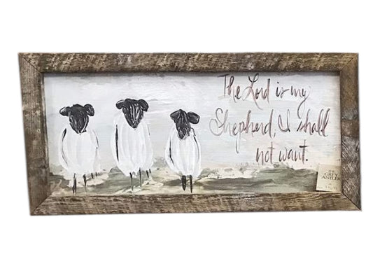 The Lord Is My Shepherd Framed Art