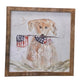 American Dog Framed Art