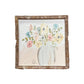 Light Pastel Floral Framed Art