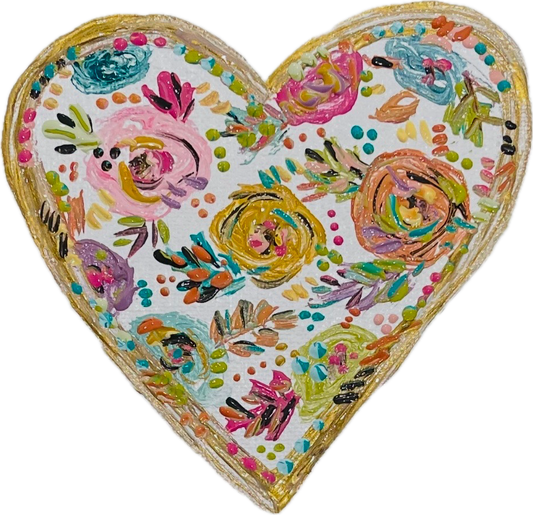 GA Vintage Heart Pillow